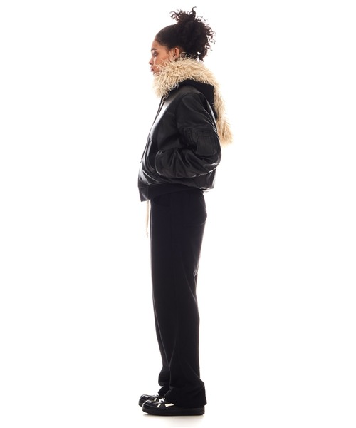BEEDEN(ビーデン)の「HEAVY WEIGHT SEAM DESIGN SWEAT PANTS(スウェットパンツ・レディース・イエロー/ブラック/グレー・SMALL/MEDIUM)」の5枚目の写真