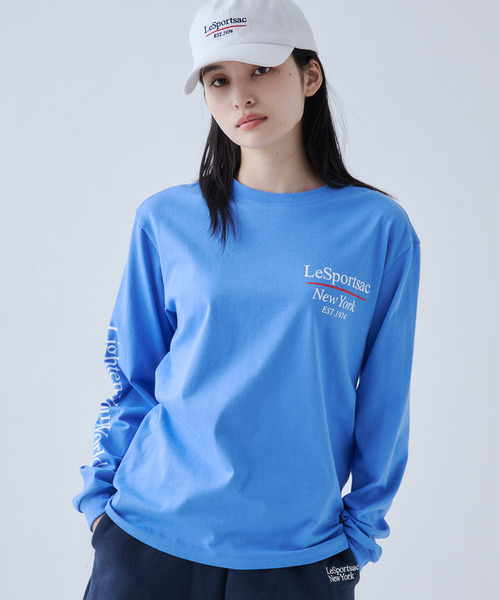 LeSportsac(レスポートサック)の「プリントロングスリーブプルオーバー(Tシャツ/カットソー・レディース・ブルー/ネイビー/ピンク/ホワイト・FREE)」の3枚目の写真