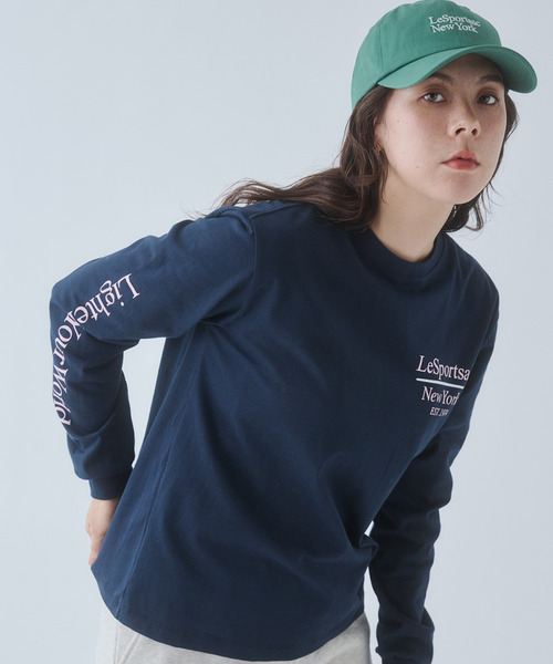 LeSportsac(レスポートサック)の「プリントロングスリーブプルオーバー(Tシャツ/カットソー・レディース・ブルー/ネイビー/ピンク/ホワイト・FREE)」の8枚目の写真