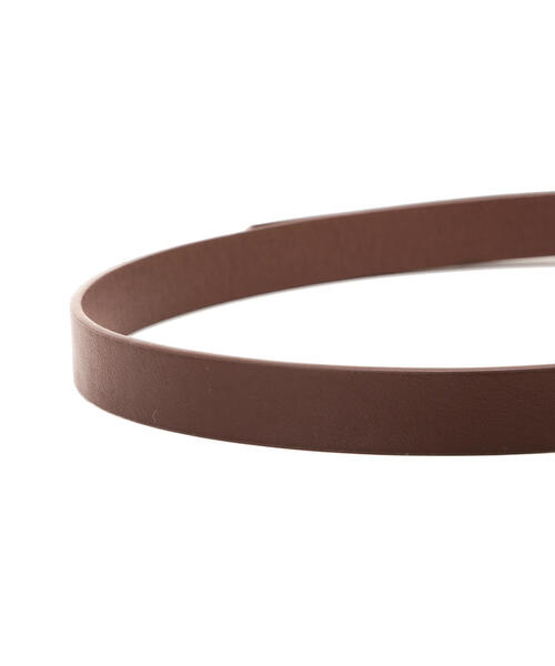 EDIT COLOGNE（エディットコロン）の「ニュアンスバックルミドルベルト（ベルト・レディース・ブラック/ブラウン・ﾌﾘ-）」の7枚目の写真