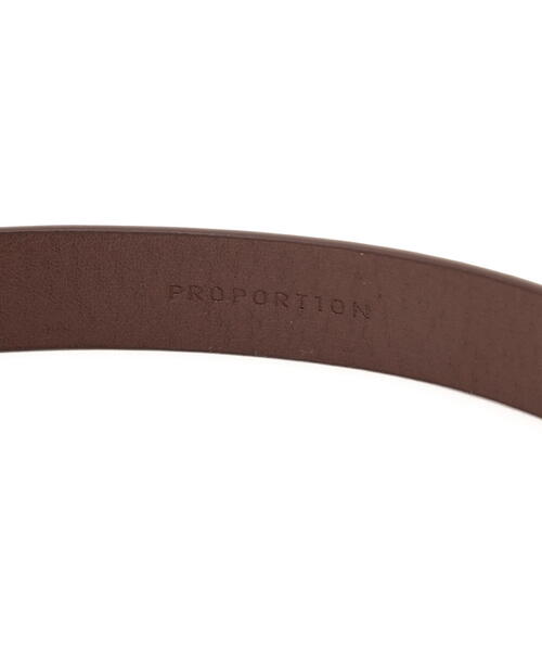 EDIT COLOGNE（エディットコロン）の「ニュアンスバックルミドルベルト（ベルト・レディース・ブラック/ブラウン・ﾌﾘ-）」の8枚目の写真