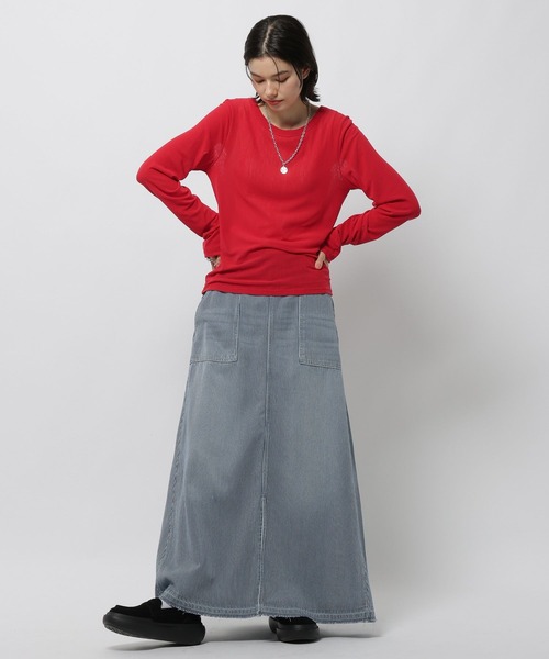 niko and...（ニコアンド）の「ソフトメッシュプルオーバー（Tシャツ/カットソー・レディース・アイボリー/グレー/レッド/グリーン・FREE）」の13枚目の写真