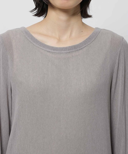 niko and...（ニコアンド）の「ソフトメッシュプルオーバー（Tシャツ/カットソー・レディース・アイボリー/グレー/レッド/グリーン・FREE）」の18枚目の写真