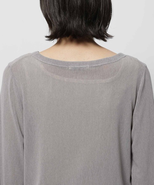 niko and...（ニコアンド）の「ソフトメッシュプルオーバー（Tシャツ/カットソー・レディース・アイボリー/グレー/レッド/グリーン・FREE）」の19枚目の写真