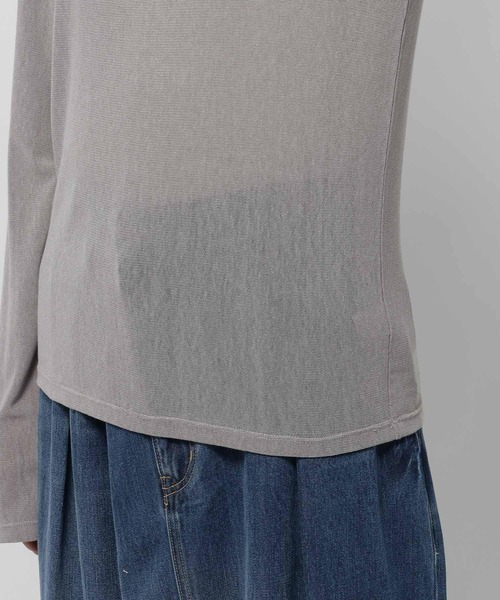 niko and...（ニコアンド）の「ソフトメッシュプルオーバー（Tシャツ/カットソー・レディース・アイボリー/グレー/レッド/グリーン・FREE）」の20枚目の写真