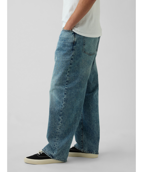 GAP（ギャップ）の「ヴィンテージウォッシュ スーパーバギーデニム（デニムパンツ・メンズ・ブルー・36W 32L/34W 32L/33W 32L/32W 32L/32W 30L/31W 32L/31W 30L/30W 30L/29W 30L/28W 30L）」の6枚目の写真