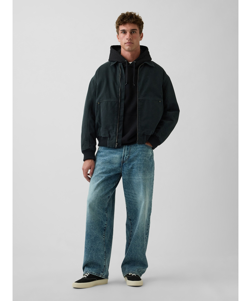 GAP（ギャップ）の「ヴィンテージウォッシュ スーパーバギーデニム（デニムパンツ・メンズ・ブルー・36W 32L/34W 32L/33W 32L/32W 32L/32W 30L/31W 32L/31W 30L/30W 30L/29W 30L/28W 30L）」の2枚目の写真