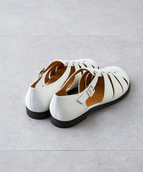 Whim Gazette（ウィムガゼット）の「【Hoaw.】グルカサンダル（サンダル・レディース・ホワイト/ブラック・36/38/37）」の8枚目の写真