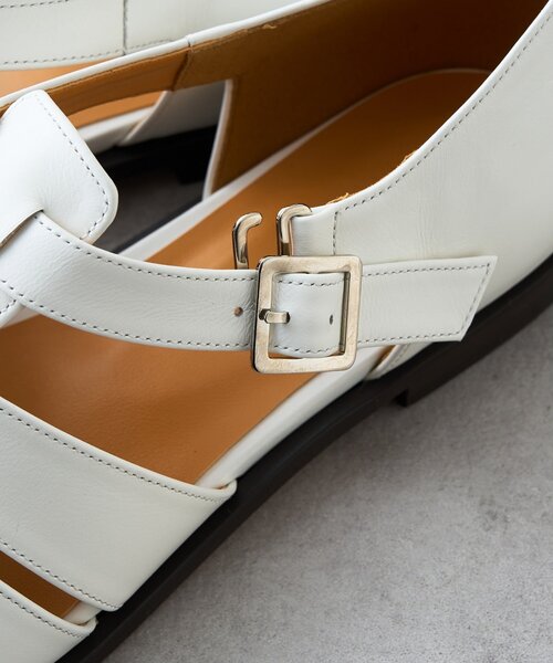 Whim Gazette（ウィムガゼット）の「【Hoaw.】グルカサンダル（サンダル・レディース・ホワイト/ブラック・36/38/37）」の12枚目の写真