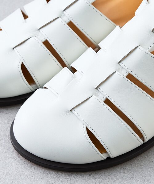 Whim Gazette（ウィムガゼット）の「【Hoaw.】グルカサンダル（サンダル・レディース・ホワイト/ブラック・36/38/37）」の10枚目の写真