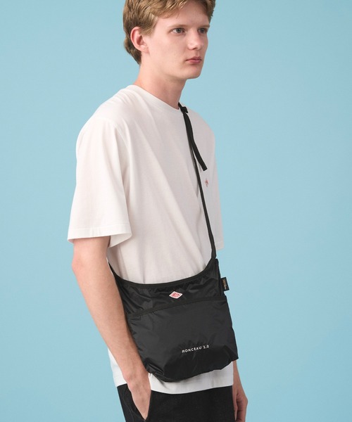 DANTON（ダントン）の「Cordura Nylon Ripstop Sacoche〈MONCEAU 2.0〉（ショルダーバッグ・レディース・グレー/ブラウン系その他2/サックスブルー/ブラック/パープル・-）」の2枚目の写真