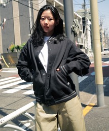 PRO CLUB （プロクラブ）の「【PROCLUB/プロクラブ】VARSITY BASEBALL FLEECE JACKET ヘビーウェイトスウェットベースボールフリースジャケット PCB124（スタジャン）」