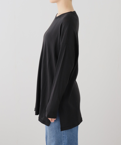 OUTDOOR PRODUCTS（アウトドアプロダクツ）の「miller Light Prib Crew L/S Tee（Tシャツ/カットソー・レディース・グレー/イエロー/アイボリー/ブラック・FREE）」の5枚目の写真