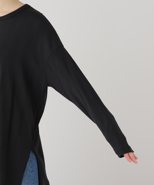 OUTDOOR PRODUCTS（アウトドアプロダクツ）の「miller Light Prib Crew L/S Tee（Tシャツ/カットソー・レディース・グレー/イエロー/アイボリー/ブラック・FREE）」の7枚目の写真