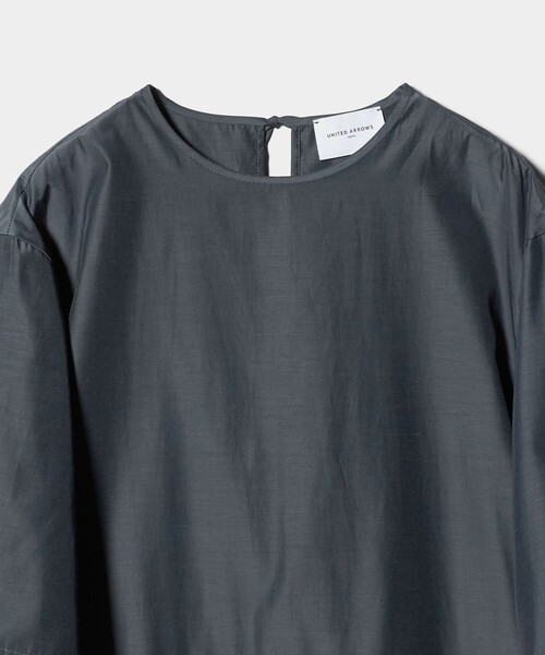 UNITED ARROWS（ユナイテッドアローズ）の「デニムライク ブライトローン ワンピース ‐ウォッシャブル‐（ワンピース・レディース・コバルトブルー/ダークグレー・36/38）」の15枚目の写真