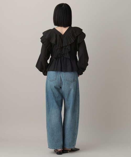 A part by（アパートバイ）の「ラッフルブルゾン（ブルゾン・レディース・アイボリー/ブラック・FREE）」の13枚目の写真