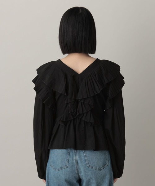 A part by（アパートバイ）の「ラッフルブルゾン（ブルゾン・レディース・アイボリー/ブラック・FREE）」の20枚目の写真