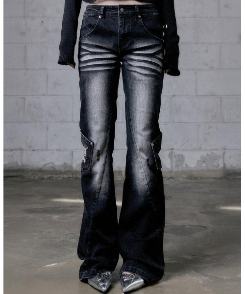 A'GEM/9 × .kom 『MUCENT/ムセント』 ARDEN WASHING BOOTS CUT CARGO