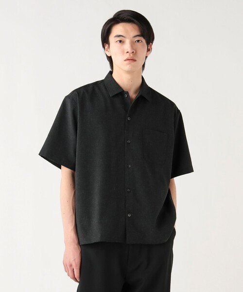 BEAMS HEART(ビームスハート)の「【6/18値下げ】麻混 ショートスリーブ シャツ(シャツ/ブラウス・メンズ・チャコールグレー/オフホワイト・LARGE/MEDIUM/SMALL)」の9枚目の写真