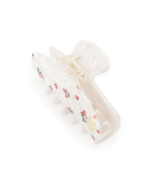 SNIDEL HOME(スナイデルホーム)の「ストロベリーへアバンス(バレッタ/ヘアクリップ・レディース・ブラック/ホワイト/ピンク・F)」の12枚目の写真