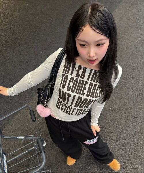 Midnight Move(ミッドナイトムーブ)の「ex t (white)(Tシャツ/カットソー・レディース・その他・FREE)」の11枚目の写真