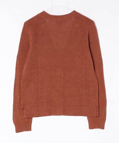 BANANA REPUBLIC FACTORY STORE(バナナリパブリック ファクトリーストア)の「BANANA REPUBLIC FACTORY STORE ラミーコットン Vネック カーディガン(カーディガン/ボレロ・レディース・ブラウン/ライトブルー/ベージュ/ネイビー・XS/L/S/M)」の5枚目の写真