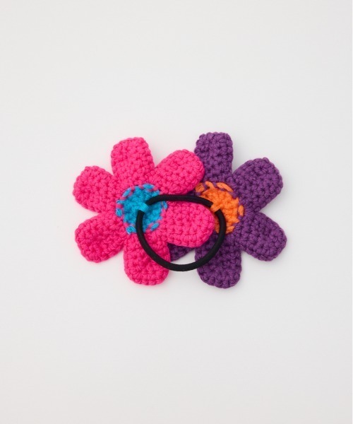 RODEO CROWNS WIDE BOWL（ロデオクラウンズワイドボウル）の「フラワーニットヘアゴム（ヘアゴム・レディース・オレンジ系その他/ブルー系その他/ピンク系その他・FREE）」の13枚目の写真