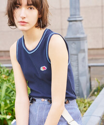 FREAK'S STORE | FRUIT OF THE LOOM × FREAK'S STORE/フルーツオブザルーム 別注 配色 メロー リブタンクトップ(タンクトップ)