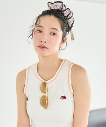 FRUIT OF THE LOOM × FREAK'S STORE/フルーツオブザルーム 別注 配色 メロー リブタンクトップ