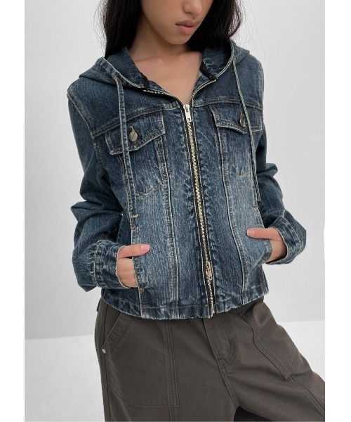 [MADE] ローエンフードデニムジャケット
