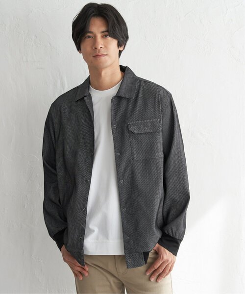 ikka（イッカ）の「メッシュデニムシャルゾン（ブルゾン・メンズ・ブラック/ネイビー・M/XL/L/S）」の22枚目の写真