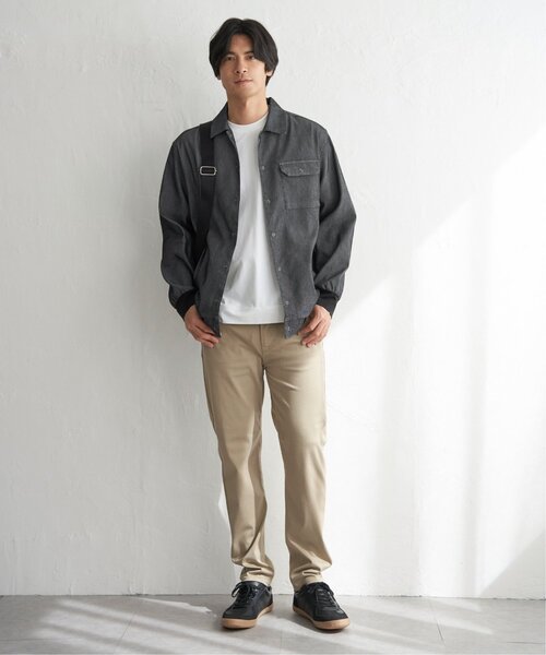 ikka（イッカ）の「メッシュデニムシャルゾン（ブルゾン・メンズ・ブラック/ネイビー・M/XL/L/S）」の20枚目の写真