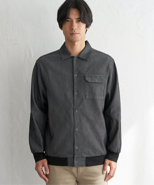 ikka（イッカ）の「メッシュデニムシャルゾン（ブルゾン・メンズ・ブラック/ネイビー・M/XL/L/S）」の16枚目の写真