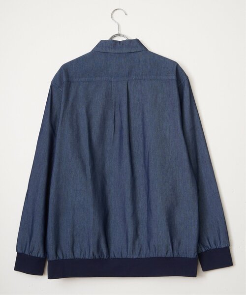 ikka（イッカ）の「メッシュデニムシャルゾン（ブルゾン・メンズ・ブラック/ネイビー・M/XL/L/S）」の14枚目の写真