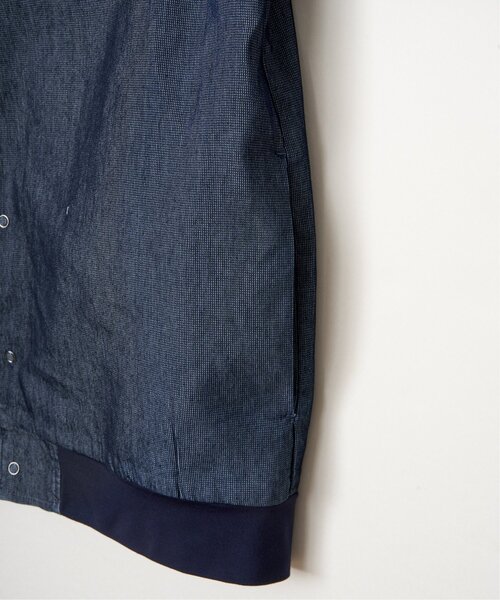 ikka（イッカ）の「メッシュデニムシャルゾン（ブルゾン・メンズ・ブラック/ネイビー・M/XL/L/S）」の10枚目の写真