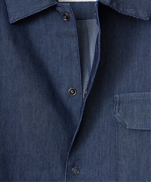 ikka（イッカ）の「メッシュデニムシャルゾン（ブルゾン・メンズ・ブラック/ネイビー・M/XL/L/S）」の7枚目の写真