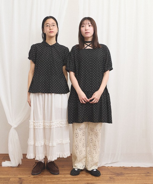 fig Ｌondon（フィグロンドン）の「Agnes pants（その他パンツ・レディース・ブラック/アイボリー・FREE）」の22枚目の写真