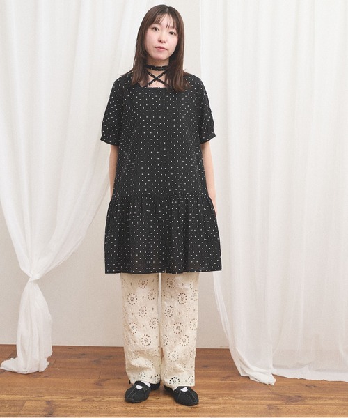 fig Ｌondon（フィグロンドン）の「Agnes pants（その他パンツ・レディース・ブラック/アイボリー・FREE）」の7枚目の写真