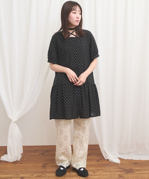 fig Ｌondon（フィグロンドン）の「Agnes pants（その他パンツ・レディース・ブラック/アイボリー・FREE）」の8枚目の写真