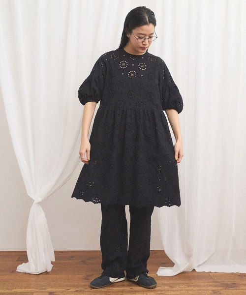 fig Ｌondon（フィグロンドン）の「Agnes pants（その他パンツ・レディース・ブラック/アイボリー・FREE）」の4枚目の写真