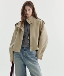 Fano Studios（ファノ ストゥディオズ）の「ワークディティール ショート丈 ジャケット FX26W005【Fano Studios】【2026SS】（トレンチコート）」