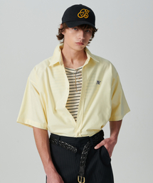 Beyond Closet（-）の「[コレクションライン] NYロゴディテールオックスフォード半袖シャツイエロー（シャツ/ブラウス）」