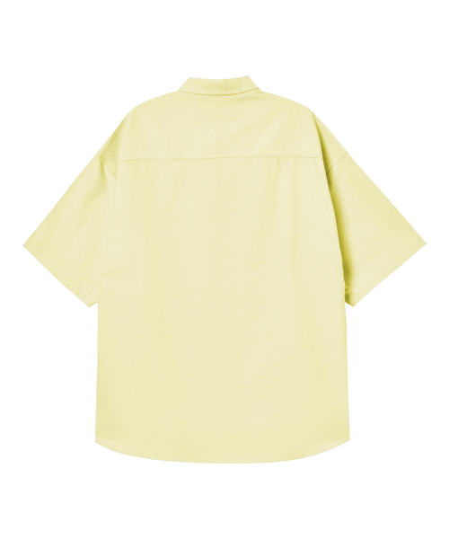 Beyond Closet（-）の「[コレクションライン] NYロゴディテールオックスフォード半袖シャツイエロー（シャツ/ブラウス・メンズ・その他・MEDIUM/LARGE）」の3枚目の写真