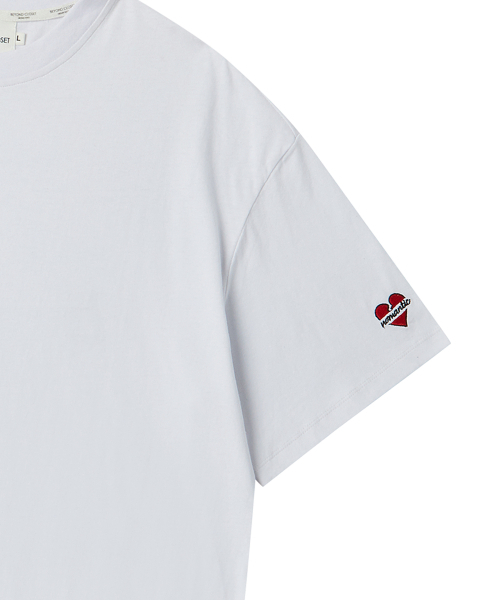 Beyond Closet（-）の「ノーマンティック スモールロゴ ベーシック 半袖Tシャツ ホワイト（Tシャツ/カットソー・メンズ・その他・SMALL/LARGE）」の6枚目の写真