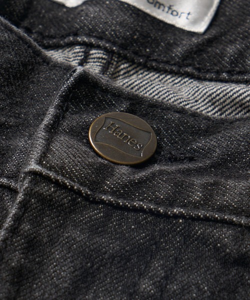 HANES(ヘインズ)の「【HANES/ヘインズ】WIDE FIT DENIM PANTS / ワイドフィット デニムパンツ(デニムパンツ・メンズ・ネイビー/ブルー/ブラック/ライトブルー・SMALL/MEDIUM/LARGE/X-LARGE)」の8枚目の写真