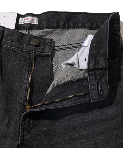HANES(ヘインズ)の「【HANES/ヘインズ】WIDE FIT DENIM PANTS / ワイドフィット デニムパンツ(デニムパンツ・メンズ・ネイビー/ブルー/ブラック/ライトブルー・SMALL/MEDIUM/LARGE/X-LARGE)」の9枚目の写真