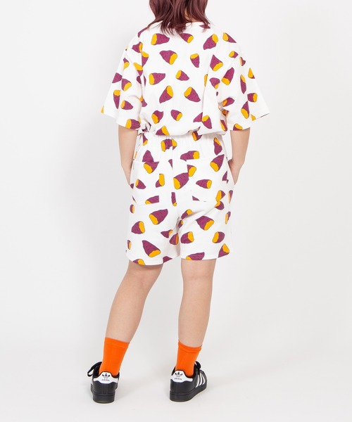 PUNYUS(プニュズ)の「【新サイズ】フード総柄Tシャツ(IMO)(Tシャツ/カットソー・レディース・パープル・1/2/3/4/5)」の11枚目の写真