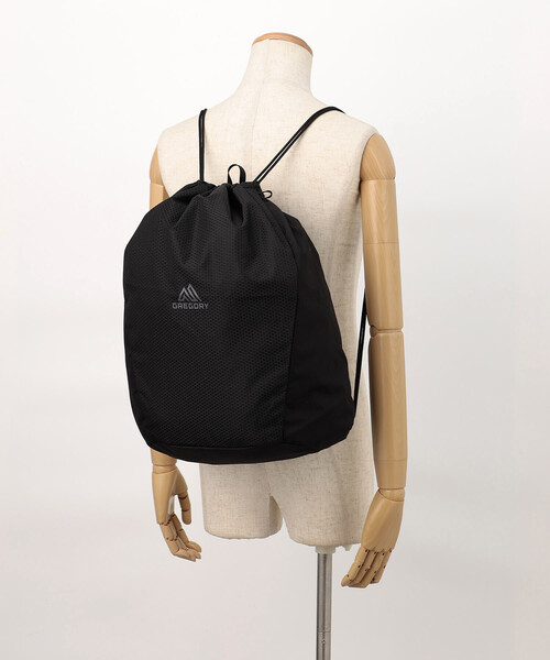 GREGORY(グレゴリー)の「GREGORY/グレゴリー ナノナップサック(バックパック/リュック・メンズ・ブラック・ONE SIZE)」の2枚目の写真
