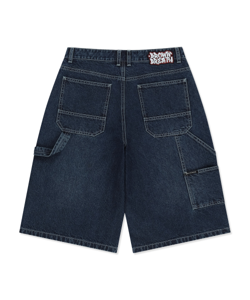 BROWNBREATH(ブラウンブレス)の「DOUBLE KNEE DENIM SHORTS - BLUE(デニムパンツ・レディース・その他・SMALL/MEDIUM/LARGE/X-LARGE)」の2枚目の写真
