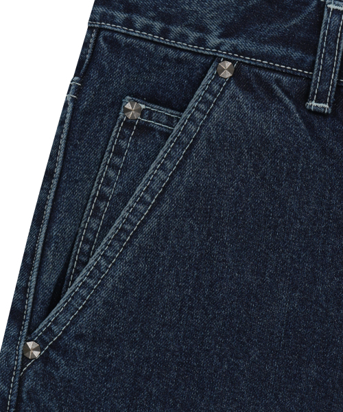 BROWNBREATH(ブラウンブレス)の「DOUBLE KNEE DENIM SHORTS - BLUE(デニムパンツ・レディース・その他・SMALL/MEDIUM/LARGE/X-LARGE)」の4枚目の写真